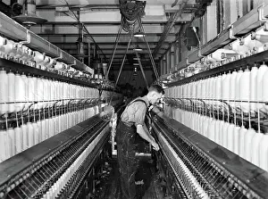 Greensboro: Man - Occupations - Textiles - Factory