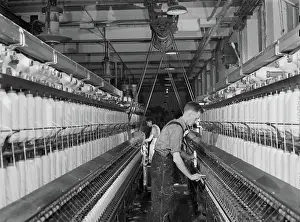 Greensboro: Man - Occupations - Textiles - Factory
