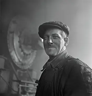 Roundhouse: Man - Occupations - Workers - Railroad