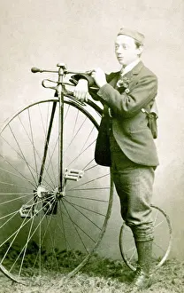 Leamington: Man and his Penny Farthing