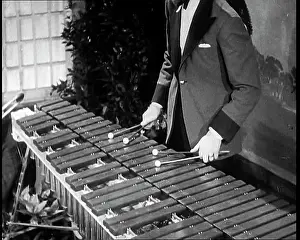 Xylophone: Man Playing the Xylophone