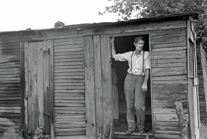 Impoverished: Man - poor - poverty - Hooverville