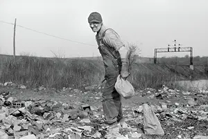 Impoverished: Man - poor - poverty - impoverished