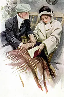 Devote: Man about to propose to woman on ocean liner