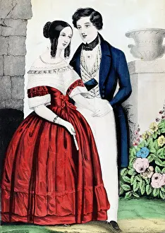 Proposing: Man proposing to woman