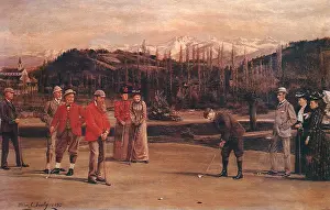 Putt: Man Putting