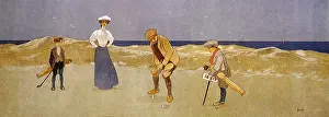 Hassall: Man Putting by Sea