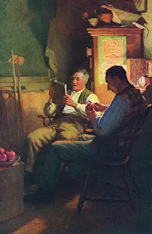 Peels: MAN READING 1913