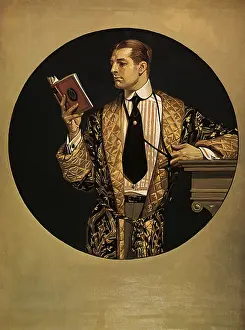 Leyendecker: Man reading book