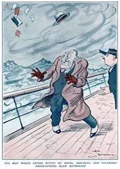Stupidity: The Man Whose Reservations Blew Overboard by Bateman