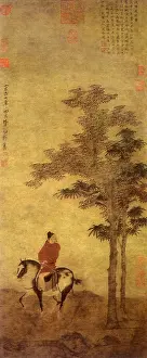 1320: Man Riding on Horseback