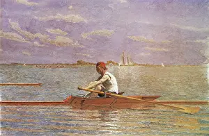 Scull: Man Rowing a Scull