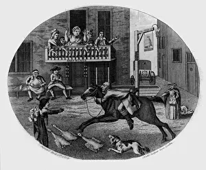 Aghast: Man on Run-Away Horse
