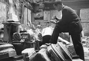 Recycle: Man in a salvage yard