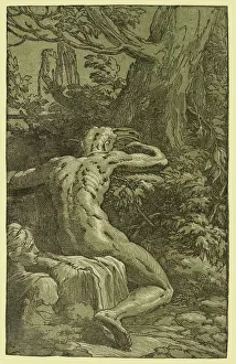 Glade: Man seated, seen from behind