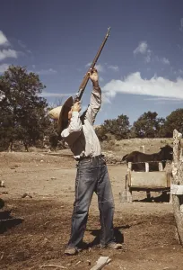 Man - Shooting - Rifle - Rural