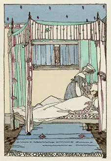 Jessie M King: MAN IN SICKBED/KIPLING