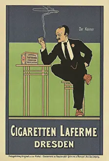 Rehm: Man Sitting Smoking Poster