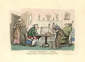 Baggy: Man sitting down on a startled cat in his chair
