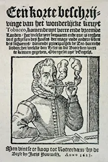 Smokers: Man smoking pipe