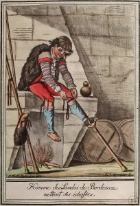 Peuple: Man with stilts, Musee d'Aquitaine, Bordeaux