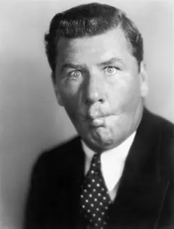 Pleasurable: Man sucking in his cheeks