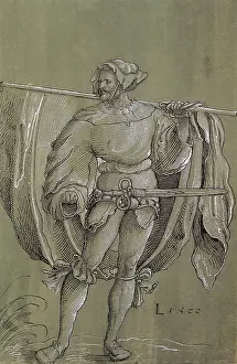 1522: Man with Sword and Flag