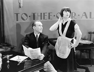 Distraction: Man talking to a waitress who is looking away
