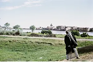Palestinians: Man in traditional clothes