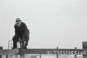 Trespasser: Man - Trespassing - Smoking