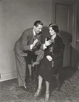 Impress: Man trying to impress woman