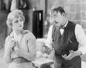 Haughty: Man trying to get back into woman's good graces