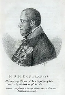 Sicilies: Man in uniform with various medals