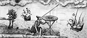 Sextant: Man Using a Circumferentor