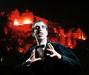 Haunt: Man In Vampire Makeup And Costume
