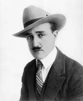 Waxed: Man with waxed moustache