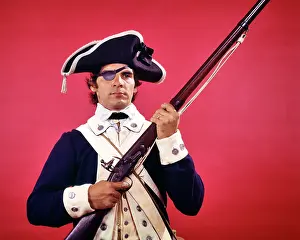 Flintlock: Man Wearing Eye Patch Dressed as Continental Soldier