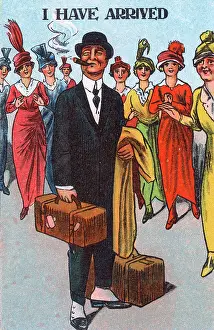 Spats: The man who won the lottery... 'I have arrived'