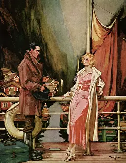 Approaches: Man and Woman on a Boat