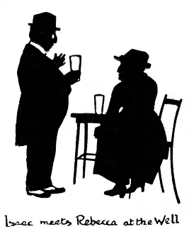 Rebekah: Man and woman drinking beer in a pub