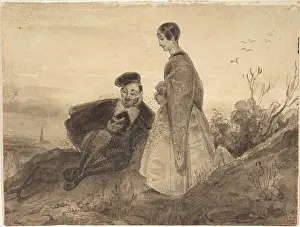 The Liszt Collection: Man and Woman in a Landscape, possibly Faust and