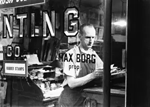 Employ: Man working in his store