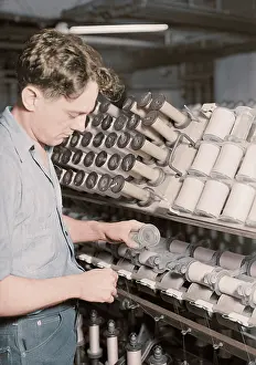 Reel: Man working at the William Skinner and Sons Silk Mill, 1936