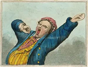 Emotions: MAN YAWNING/1830