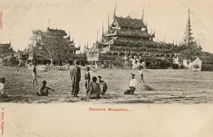 Shwe: Manadalay, Myanmar - Shwe In Bin Kyaung Monastery