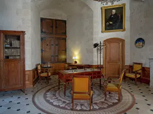 Regisseur: Manager's office, Chateau de Sully-sur-Loire, Loiret, France