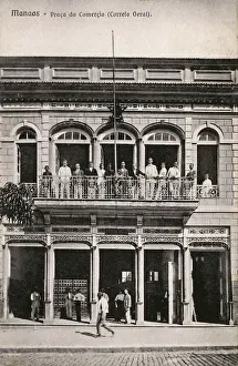 Praca: Manaus, Brazil - Praca da Comercio (Correio Geral)