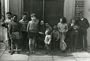 Shirley Baker: Manchester - Group of Children playing in the street