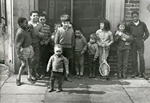 Manchester - Group of Children playing in the street