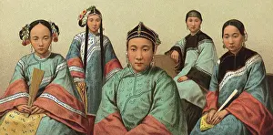 Racinet: Manchurian Women